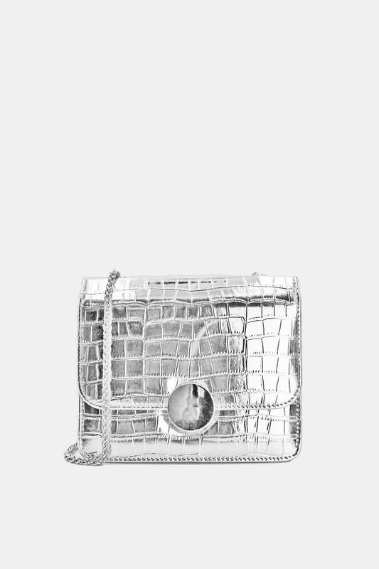 Silver Shoulder Bag