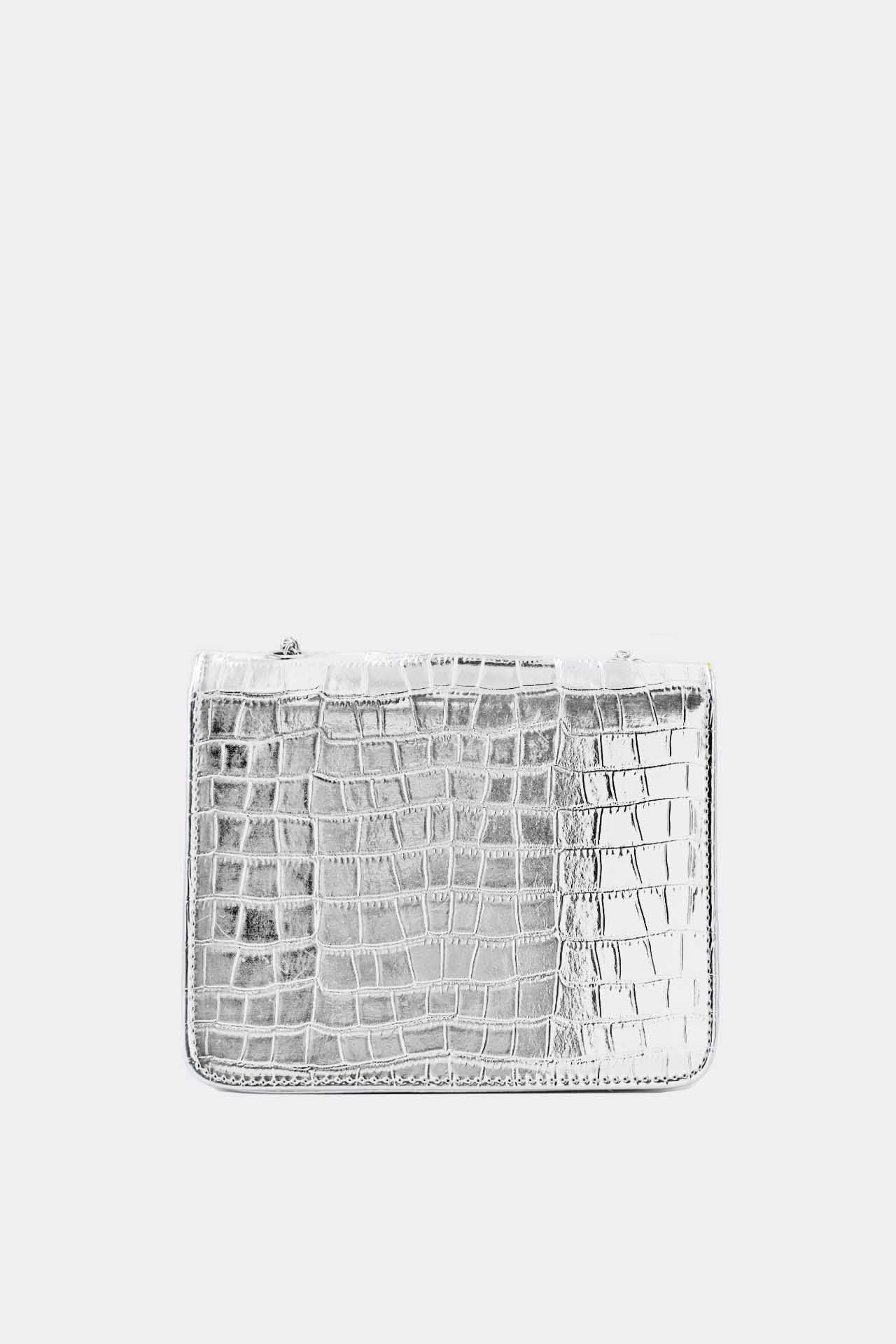 Silver Shoulder Bag
