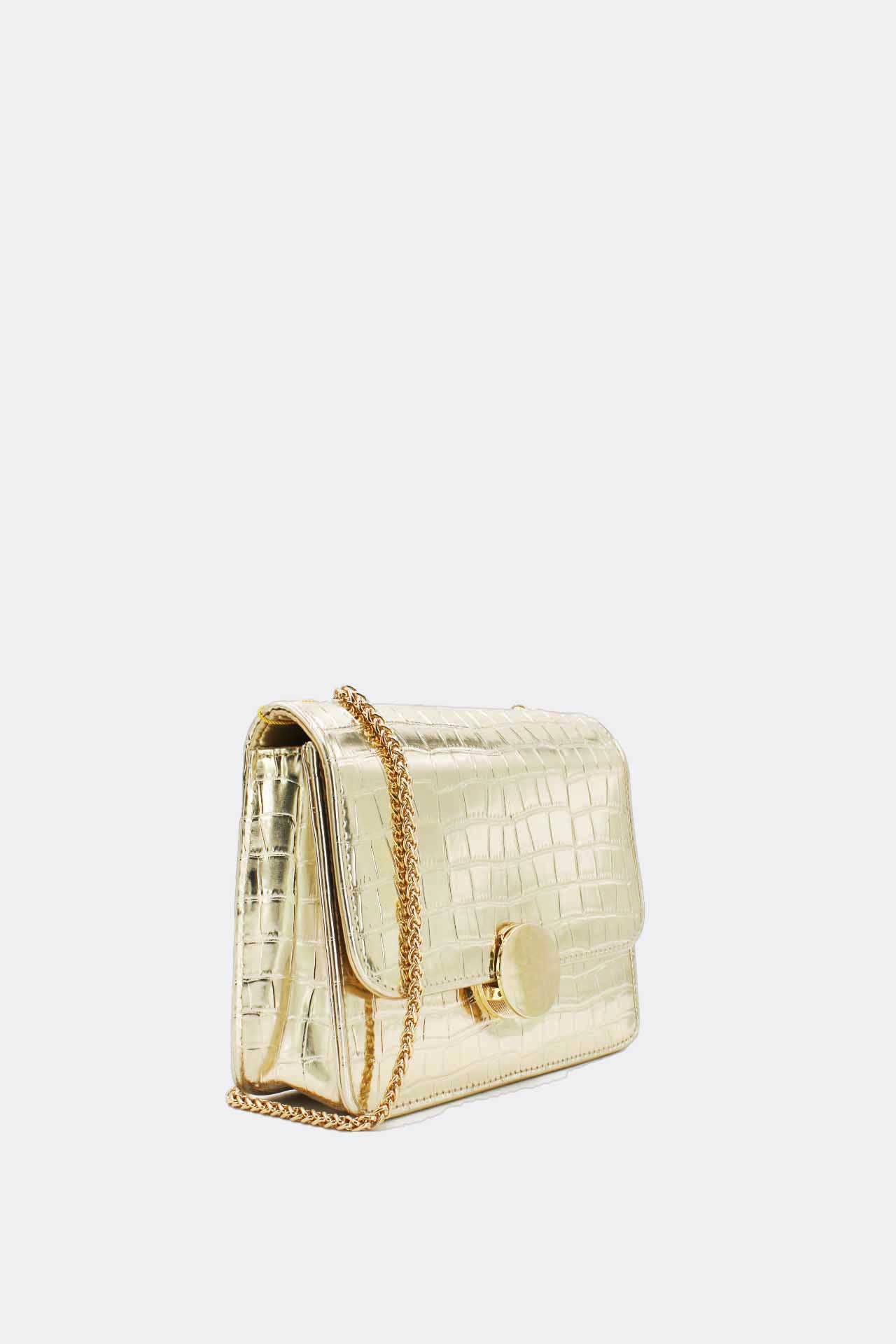 Gold Shoulder Bag