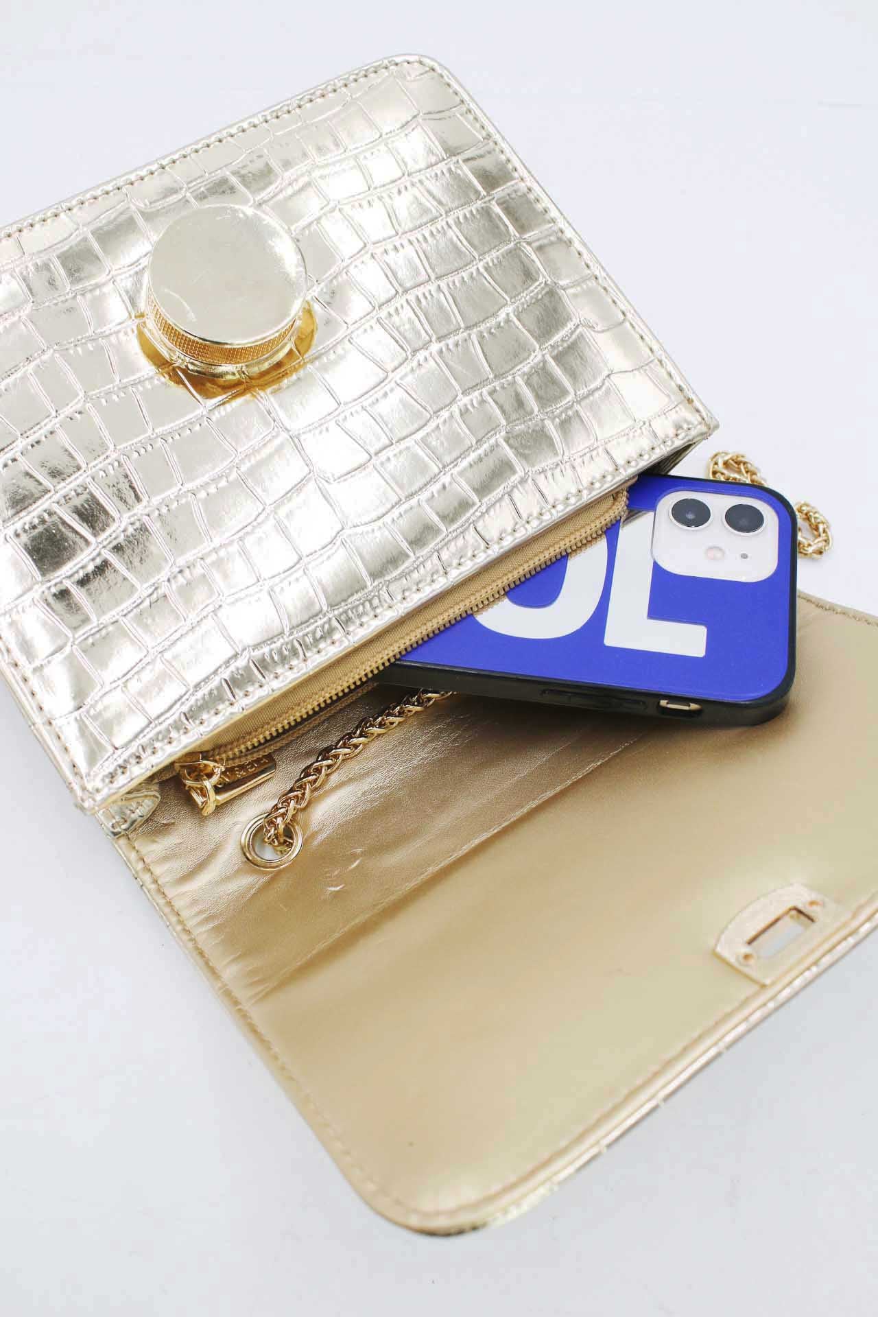 Gold Shoulder Bag