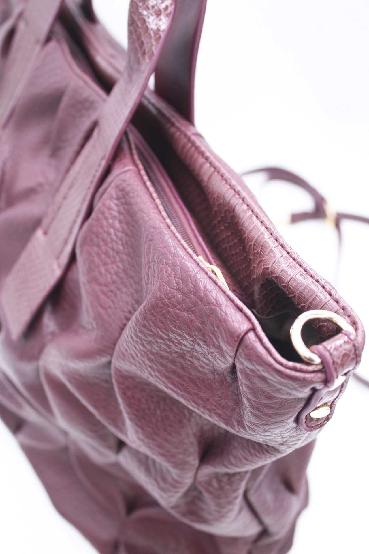Ruched Tote Bag