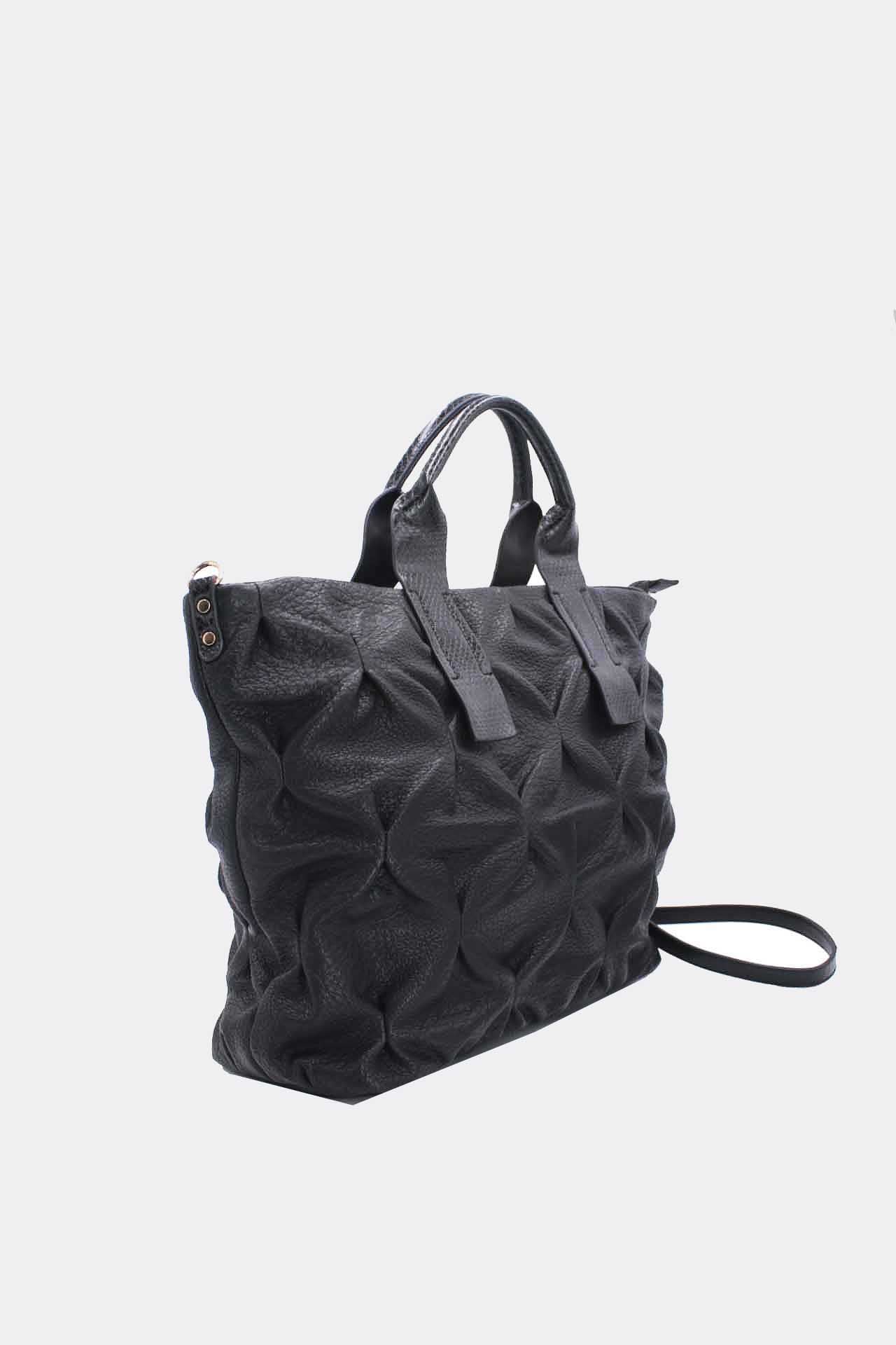 Ruched Bag in Black