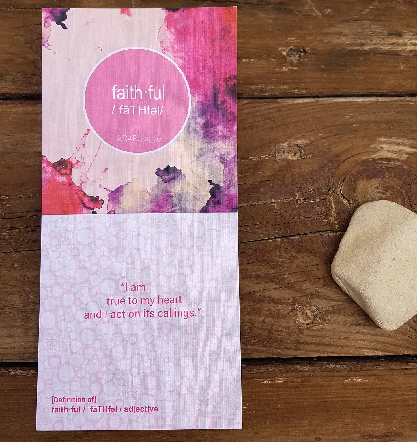 I am faithful affirmation letter