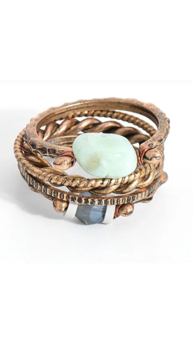 Vintage 5-ring set