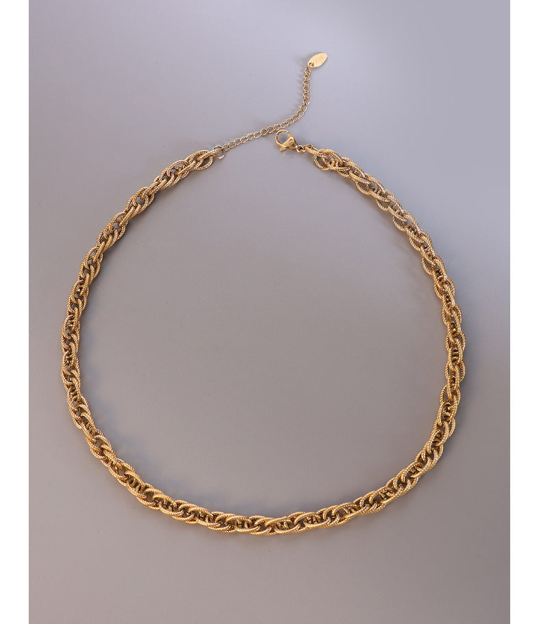18KG stainless steel chain necklace and  bracelet