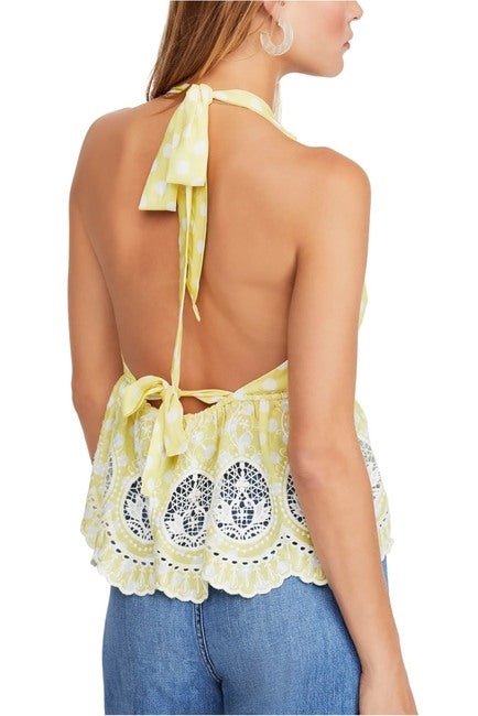 Free People Lunch Date Halter Top