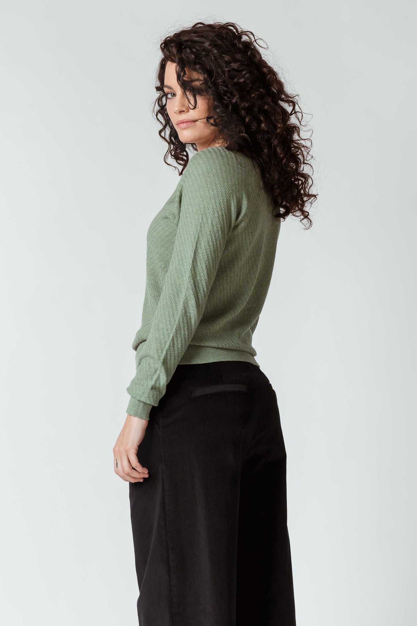 SKFK Organic Betti Sweater (Sea Green)